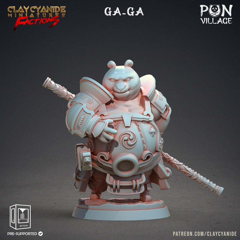 3D Printed Clay Cyanide Pon Village Pandas Tribes Factions Ragnarok D&D (Online Only)