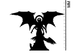 3D Printed Clay Cyanide Princess of Hell Ragnarok D&D (Online Only)