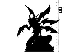 3D Printed Clay Cyanide Princess of Hell Ragnarok D&D (Online Only)