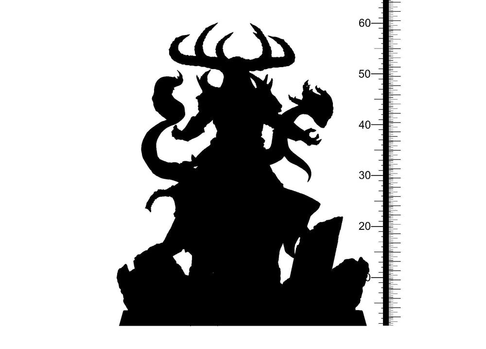 3D Printed Clay Cyanide Princess of Hell Ragnarok D&D (Online Only)