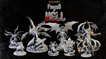 3D Printed Clay Cyanide Princess of Hell Ragnarok D&D (Online Only)