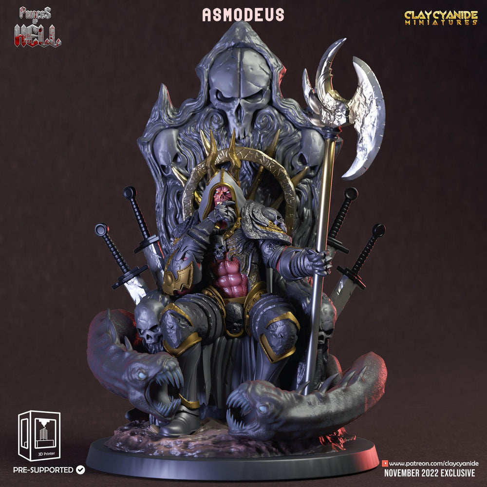 3D Printed Clay Cyanide Princess of Hell Ragnarok D&D (Online Only)