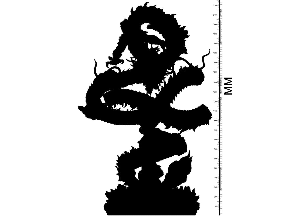3D Printed Clay Cyanide Qinglong, the Azure Dragon Ragnarok D&D (Online Only)