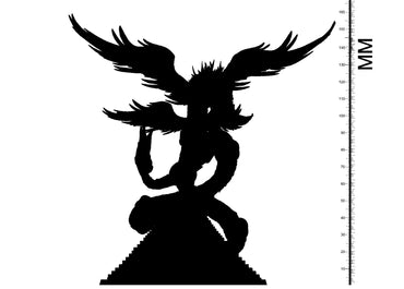 3D Printed Clay Cyanide Quetzalcoatl Pantheon of Aztecs Ragnarok D&D (Online Only)