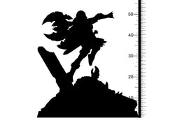 3D Printed Clay Cyanide Red Sonja 28-32mm Hyborian Age Ragnarok D&D (Online Only)