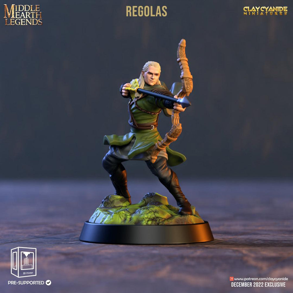 3D Printed Clay Cyanide Regolas Middle Earth Legends 28 32 mm D&D (Online Only)