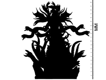 3D Printed Clay Cyanide - Resheph 28mm 32mm D&D (Online Only)