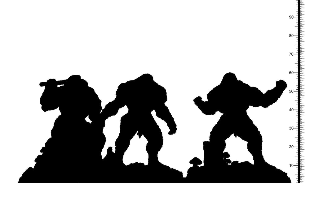 3D Printed Clay Cyanide Roberto Basajaun Euskal Mythology 28 32 mm D&D (Online Only)