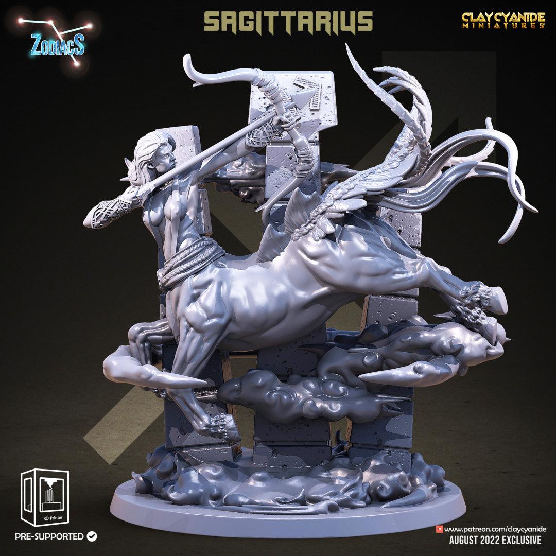 3D Printed Clay Cyanide Sagittarius Zodics 28mm-32mm Ragnarok D&D (Online Only)
