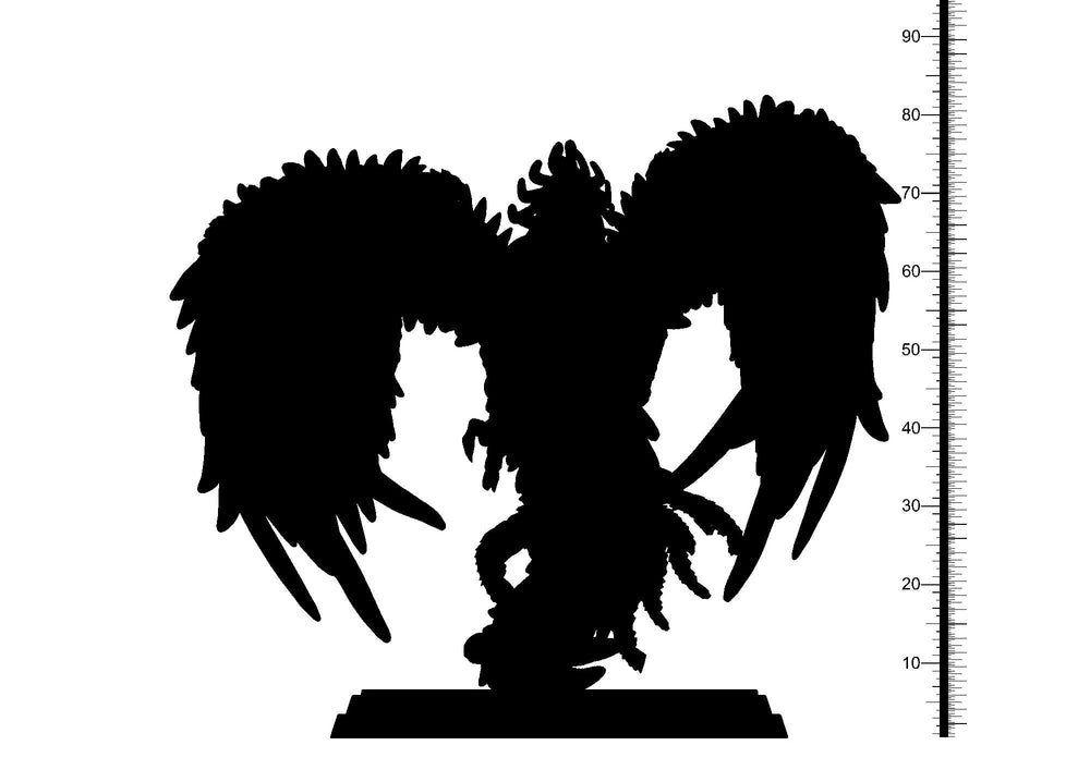 3D Printed Clay Cyanide Samjogo Three-Legged Crow Korean Mythology Ragnarok D&D (Online Only)