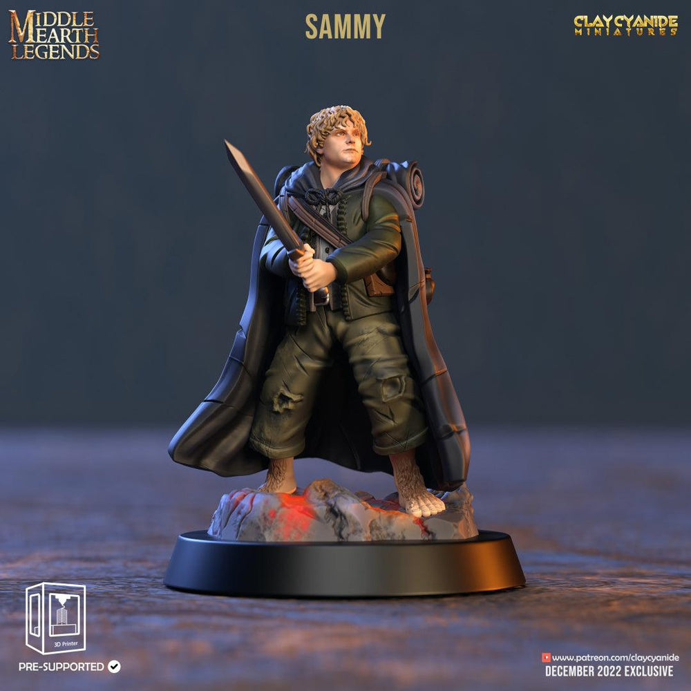3D Printed Clay Cyanide Sammy Middle Earth Legends 28 32 mm D&D (Online Only)