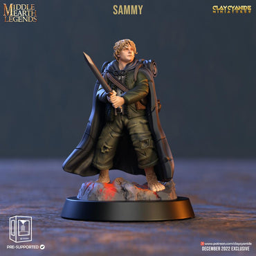 3D Printed Clay Cyanide Sammy Middle Earth Legends 28 32 mm D&D (Online Only)