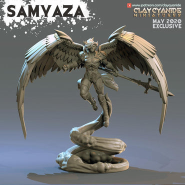 3D Printed Clay Cyanide Samyaza Angels VS Demons Ragnarok D&D (Online Only)