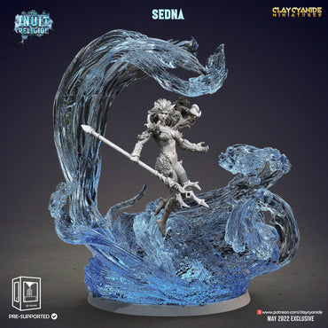 3D Printed Clay Cyanide Sedna Inuit Religion Ragnarok D&D (Online Only)