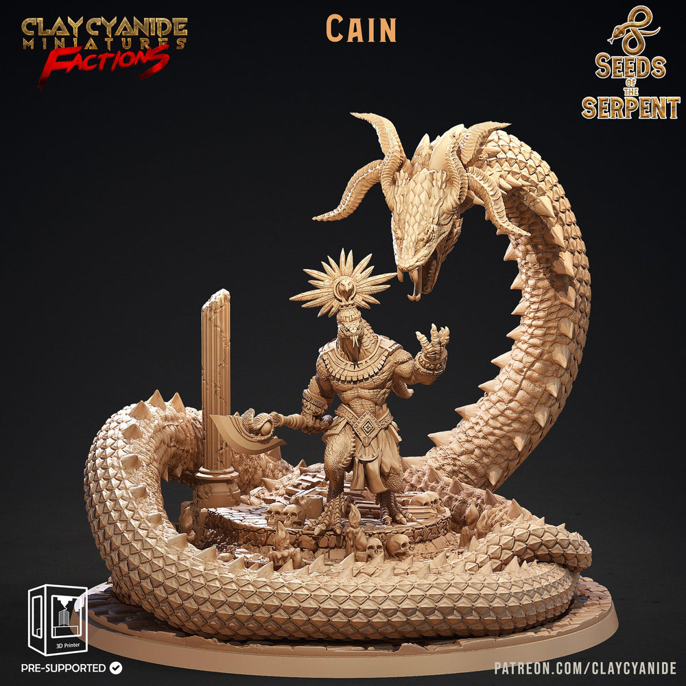 3D Printed Clay Cyanide Seeds of the Serpent Factions Tribes Wargrounds Ragnarok D&D (Online Only)