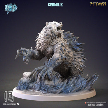 3D Printed Clay Cyanide Sermilik Inuit Religion Ragnarok D&D (Online Only)