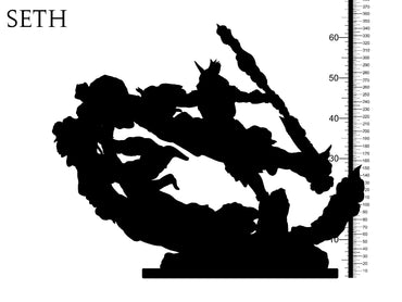 3D Printed Clay Cyanide Seth Egyptian Mythology 28 32 mm D&D (Online Only)