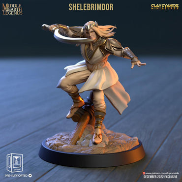 3D Printed Clay Cyanide Shelebrimdor Middle Earth Legends D&D (Online Only)