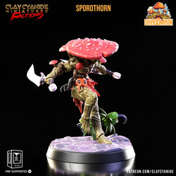 3D Printed Clay Cyanide Shroomkin Factions Tribes 28 32 mm D&D (Online Only)
