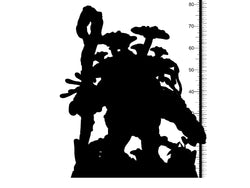 3D Printed Clay Cyanide Shroomkin Factions Tribes 28 32 mm D&D (Online Only)