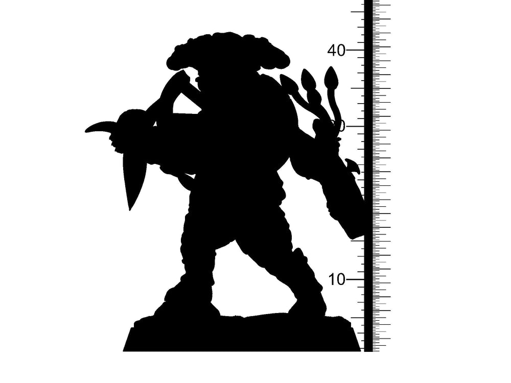 3D Printed Clay Cyanide Shroomkin Factions Tribes 28 32 mm D&D (Online Only)