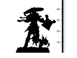 3D Printed Clay Cyanide Shroomkin Factions Tribes 28 32 mm D&D (Online Only)