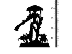3D Printed Clay Cyanide Shroomkin Factions Tribes 28 32 mm D&D (Online Only)