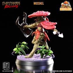 3D Printed Clay Cyanide Shroomkin Factions Tribes 28 32 mm D&D (Online Only)