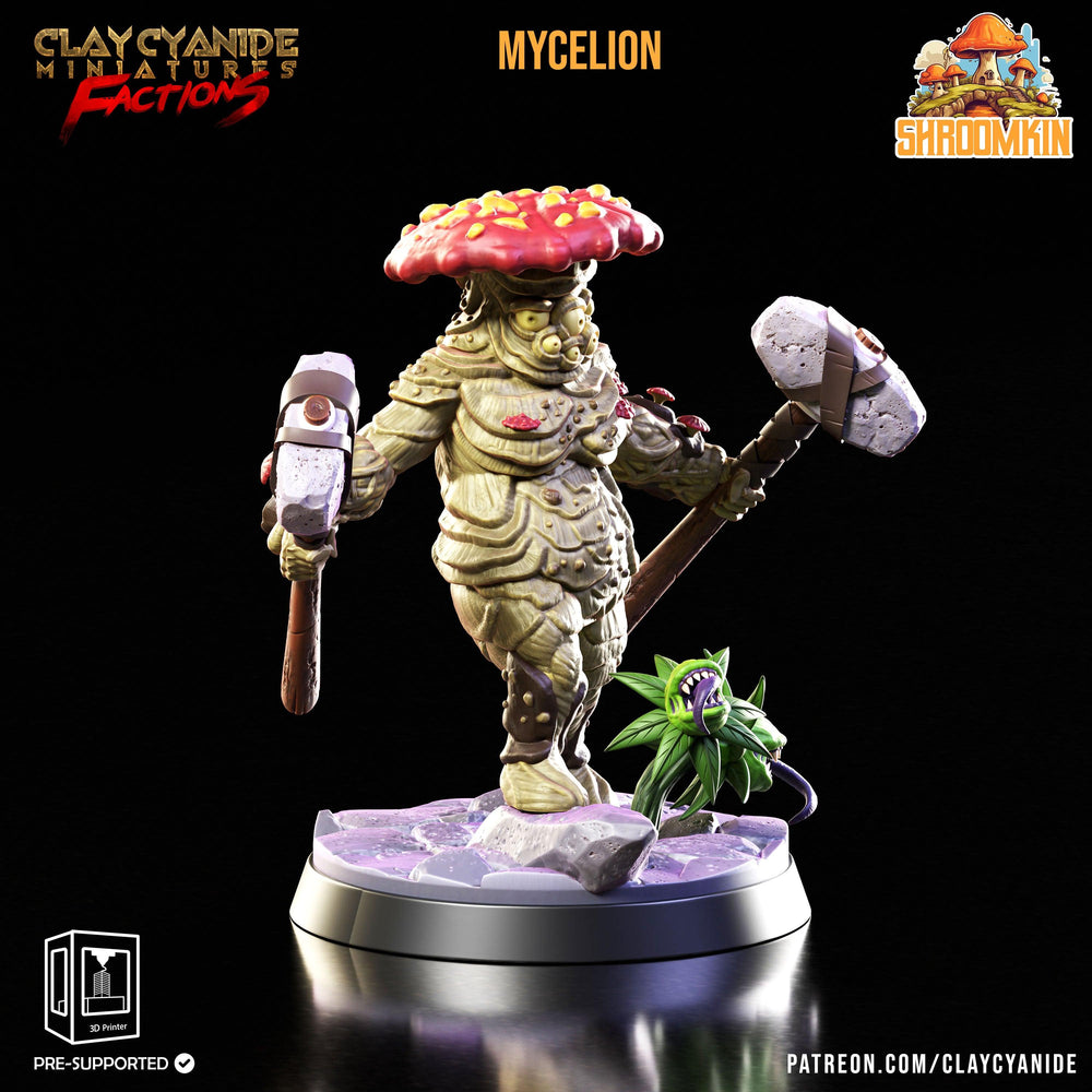 3D Printed Clay Cyanide Shroomkin Factions Tribes 28 32 mm D&D (Online Only)