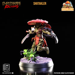 3D Printed Clay Cyanide Shroomkin Factions Tribes 28 32 mm D&D (Online Only)