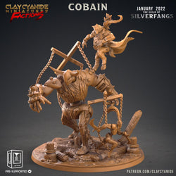 3D Printed Clay Cyanide Silverfangs Guild Werewolf Fox Tribes Factions Ragnarok D&D (Online Only)