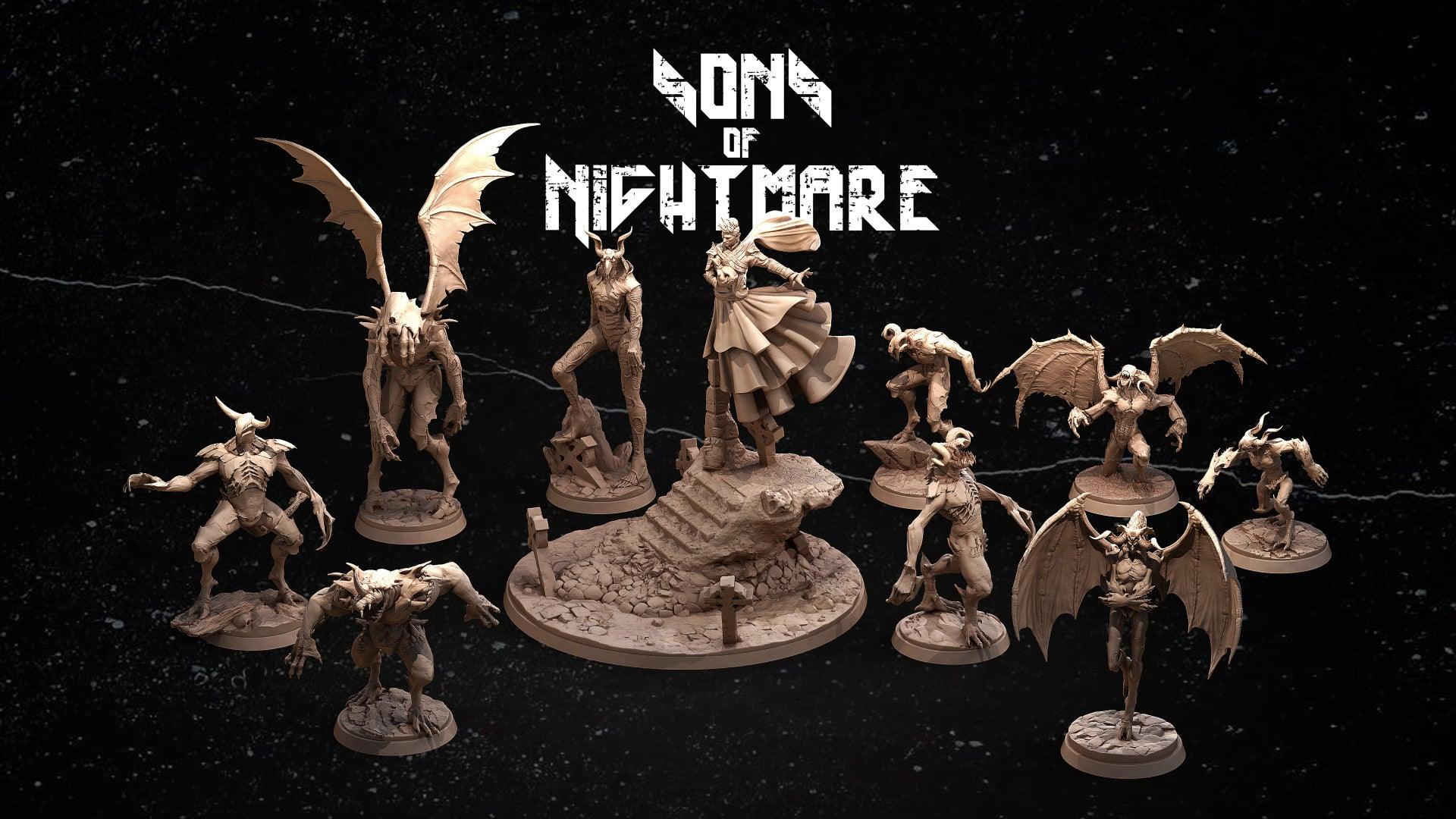 3D Printed Clay Cyanide Sons of Nightmare Tribes Factions Ragnarok D&D (Online Only)