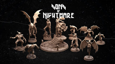 3D Printed Clay Cyanide Sons of Nightmare Tribes Factions Ragnarok D&D (Online Only)