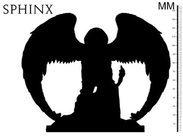 3D Printed Clay Cyanide Sphinx Ancient Egypt Ragnarok D&D (Online Only)