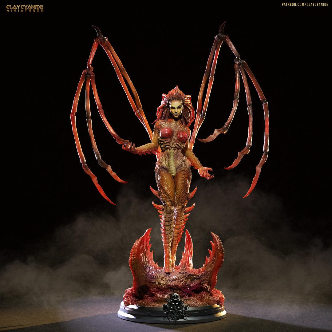 3D Printed Clay Cyanide Starcraft Kerrigan 28mm-32mm Ragnarok D&D (Online Only)