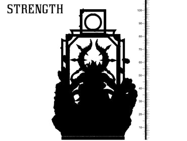 3D Printed Clay Cyanide Strength Tarot Ragnarok D&D (Online Only)