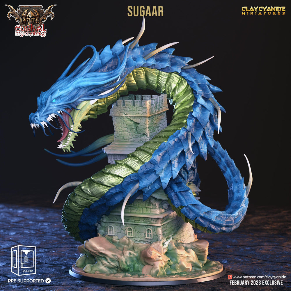 3D Printed Clay Cyanide Sugaar Euskal Mythology 28 32 mm D&D (Online Only)