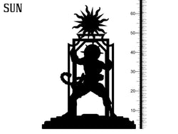 3D Printed Clay Cyanide Sun Tarot Ragnarok D&D (Online Only)