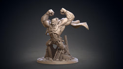 3D Printed Clay Cyanide Thak Hyborean Age Ragnarok D&D (Online Only)