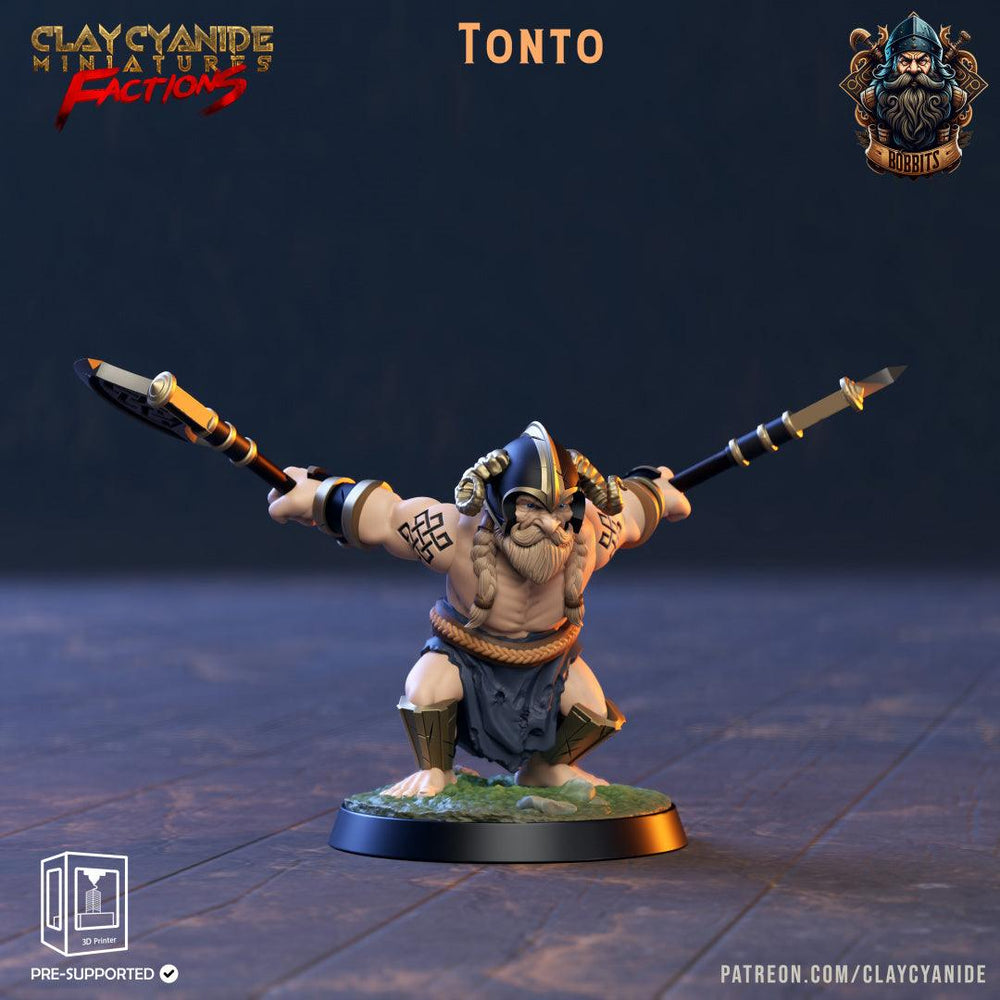 3D Printed Clay Cyanide The Bobbits Factions Ragnarok D&D (Online Only)