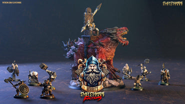 3D Printed Clay Cyanide The Bobbits Factions Ragnarok D&D (Online Only)