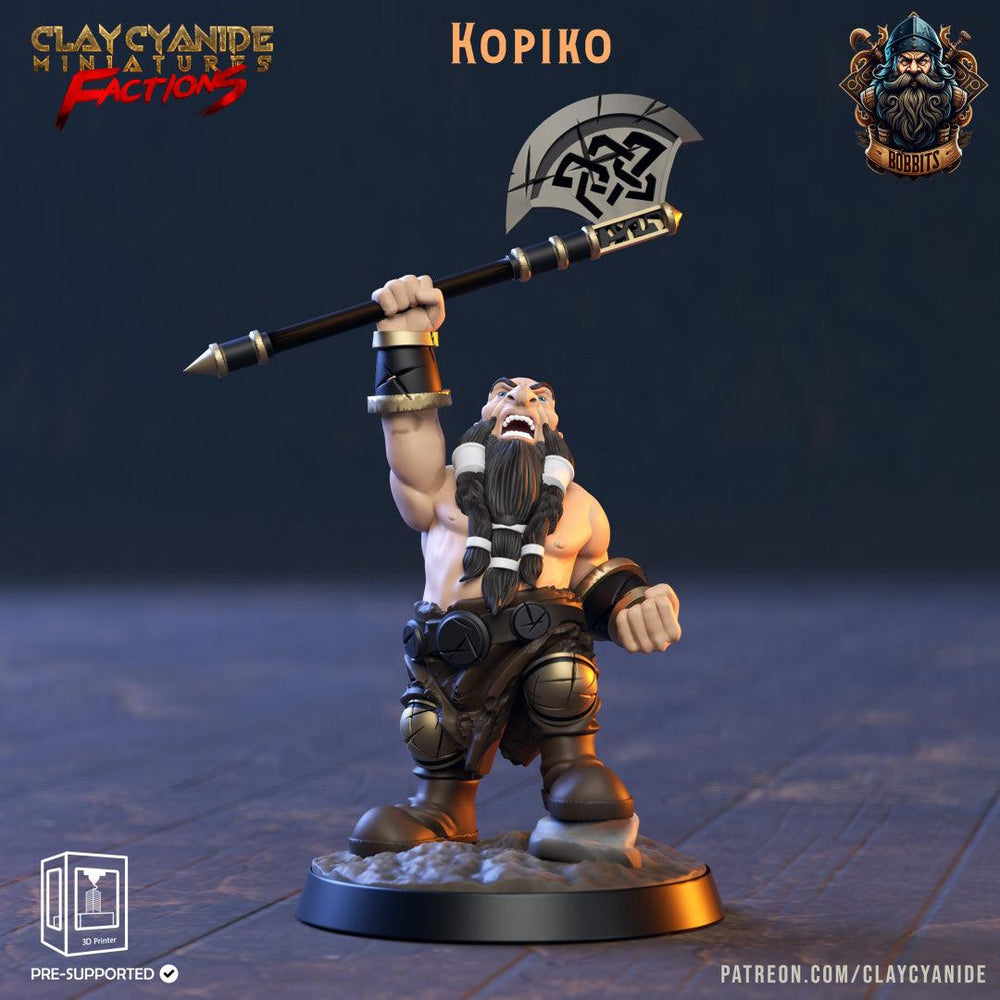 3D Printed Clay Cyanide The Bobbits Factions Ragnarok D&D (Online Only)