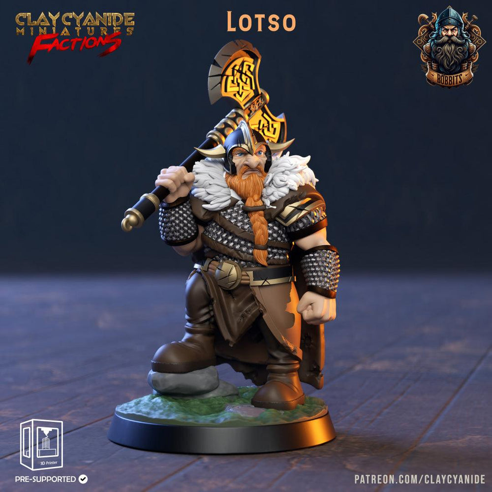 3D Printed Clay Cyanide The Bobbits Factions Ragnarok D&D (Online Only)