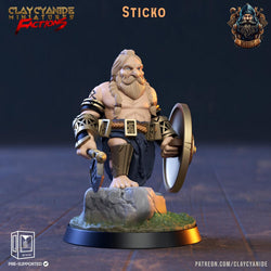3D Printed Clay Cyanide The Bobbits Factions Ragnarok D&D (Online Only)