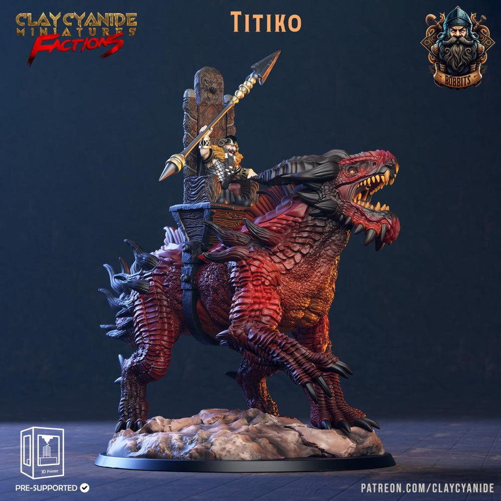 3D Printed Clay Cyanide The Bobbits Factions Ragnarok D&D (Online Only)
