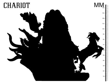 3D Printed Clay Cyanide The Chariot Tarot Ragnarok D&D (Online Only)