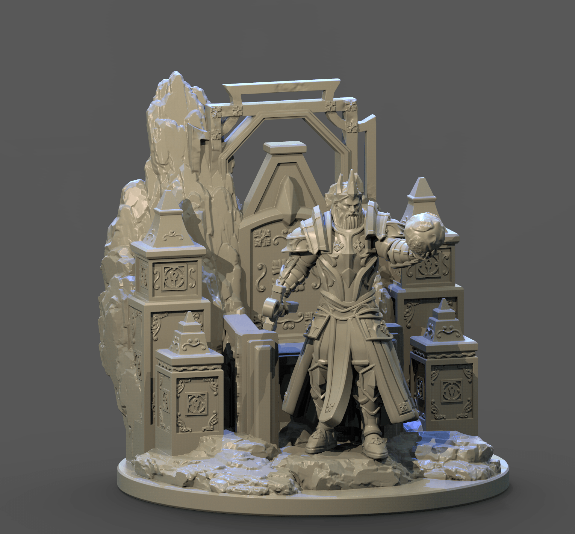 3D Printed Clay Cyanide The Emperor Tarot Ragnarok D&D (Online Only)