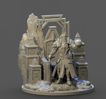 3D Printed Clay Cyanide The Emperor Tarot Ragnarok D&D (Online Only)