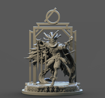 3D Printed Clay Cyanide The Fool Tarot Ragnarok D&D (Online Only)