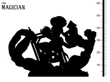 3D Printed Clay Cyanide The Magician Tarot Ragnarok D&D (Online Only)